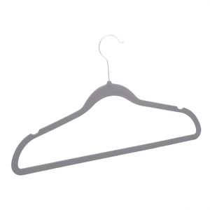 Conjunto de Cabides Emborrachados 5 Peças Cinza - Lyor