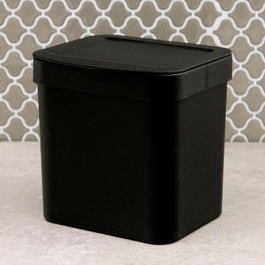 Lixeira de Pia Trium 2,5l Preta - Martiplast