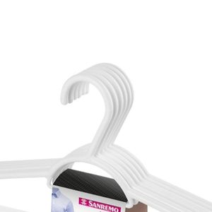 Cabide Primafer 6 Peças Branco - Sanremo