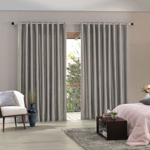 Cortina Corta-luz Blend 3,6x2,5m Latte - Bella Janela