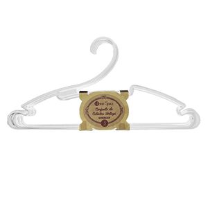 Conjunto de Cabides Vintage 3 Peças Branco - Home Space