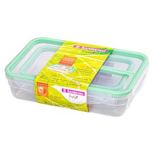 Jogo de Potes Freshy 2 Peças Verde - Sanremo