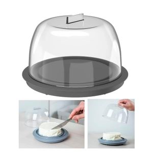 Queijeira de Plástico Break Chumbo 16cm - Martiplast