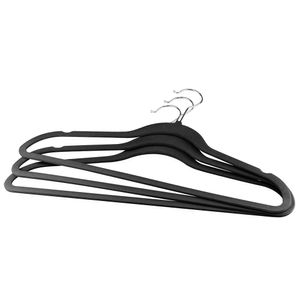 Conjunto de Cabides Aveludados 5 Peças Preto - Lyor