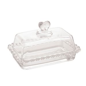 Manteigueira com Tampa Coração 17cm - Lyor