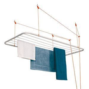 Varal de Teto 1,2m Branco - Home Space