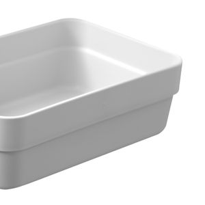 Caixa Organizadora Retangular Logic 5,6x17cm Bege - Martiplast