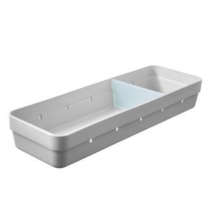 Caixa Organizadora Retangular Logic 5,6x34,6cm Bege - Martiplast