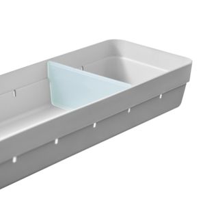 Caixa Organizadora Retangular Logic 5,6x34,6cm Bege - Martiplast
