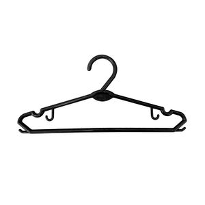 Conjunto de Cabides Infantil 3 Peças Preto - Home Space