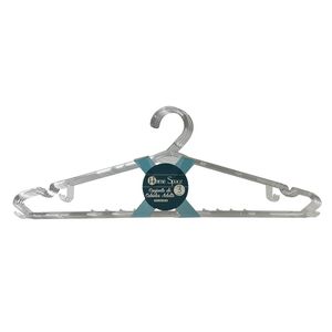 Conjunto de Cabides Adulto 3 Peças Cristal - Home Space