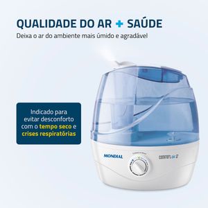 Umidificador de Ar Mondial Ultrassônico Comfort