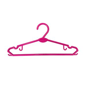 Conjunto de Cabides Infantil 3 Peças Rosa - Home Space
