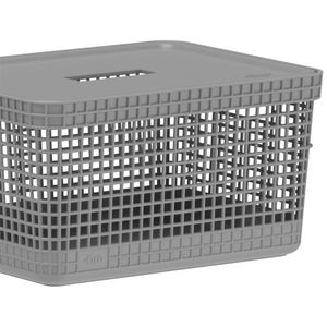 Cesto Grid com Tampa 8l Chumbo - Ou