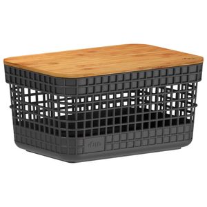 Cesto Grid com Tampa 2,5l Chumbo - Ou