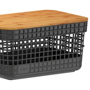 Cesto Grid com Tampa 2,5l Chumbo - Ou