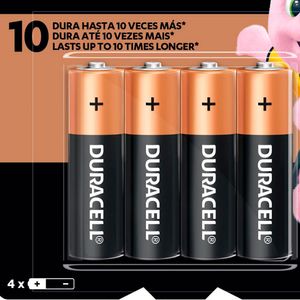 Pilha Aa Alcalina 4 Unidades - Duracell