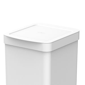 Lixeira de Chão Trium com Pedal 12l Branca- Martiplast
