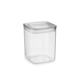 Pote Hermético Quadrado 1,7l Transparente - Arthi