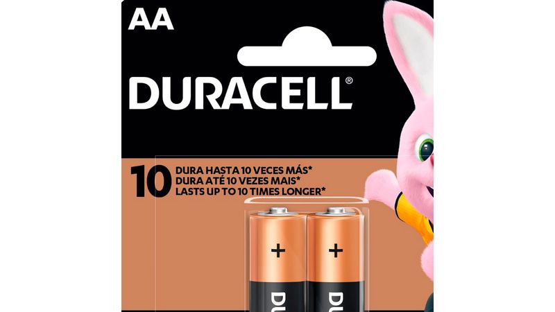 Pilha Recarregável AA Alcalina Duracell 2 unidades