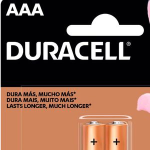 Pilha Aaa Alcalina 2 Unidades - Duracell
