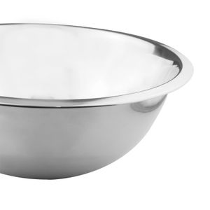 Tigela de Inox 34cm Prata - Plasvale