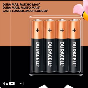 Pilha Aaa Alcalina 4 Unidades - Duracell