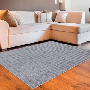 Tapete Realce Eden 50x1,00cm Cinza - Têxtil J. Serrano