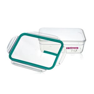 Pote de Plástico Retangular Fresh 2,5l Verde - Sanremo