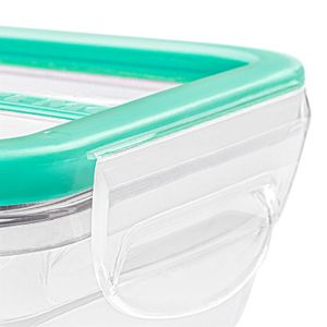Pote de Plástico Retangular Fresh 3,5l Verde - Sanremo