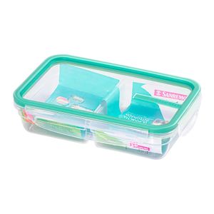 Pote de Plástico Retangular Fresh 730mL Verde - Sanremo