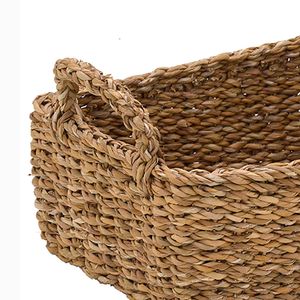 Cesta Retangular 44cm Marrom - Espressione
