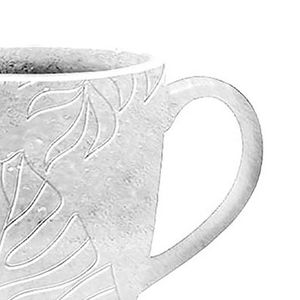 Caneca Tropical Esmalte Branco 372mL - Yoi
