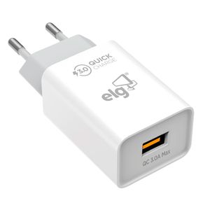 Carregador Universal 1usb Branco - Elg