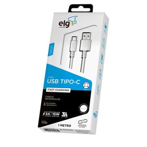 Cabo Tipo-c 1m Branco - Elg