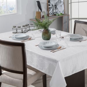 Toalha de Mesa Quadrada 1,60 Viena Branca - Branyl