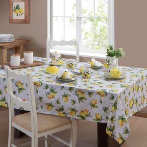Toalha de Mesa Quadrada 1,60x2,70m Kitchen Limões