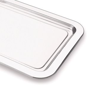 Bandeja Servir Inox Retangular 35cm - Meridional