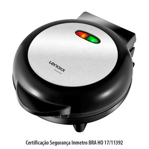 Omeleteira Gourmet Inox Preto - Lenoxx