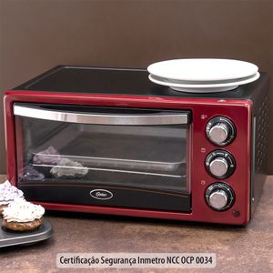 Forno Elétrico Oster 15l Vermelho