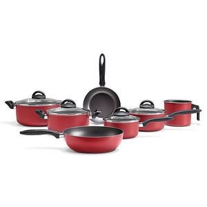 Jogo de Panelas Maple 7 Peças Cerejas - Brinox