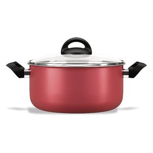 Jogo de Panelas Maple 7 Peças Cerejas - Brinox