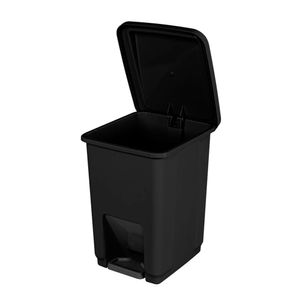 Lixeira com Pedal 7l Preta - Sanremo