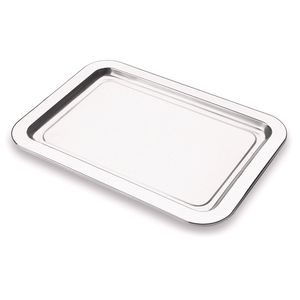 Bandeja Servir Inox Retangular 35cm - Meridional
