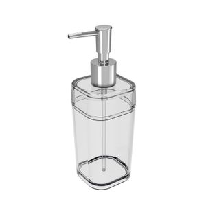 Porta Sabonete Líquido Splash 290mL Cristal - Coza