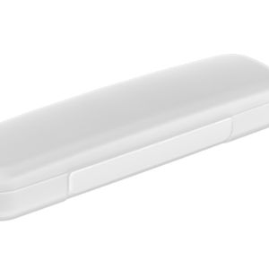 Porta Escova de Dente Plástico 22cm Natural - Coza