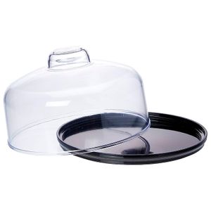 Boleira com Tampa Cozy Preta 19,5cm - Coza Permite