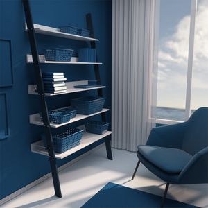 Cesta Organizadora Flora 28,8cm Azul Atlantic - Coza