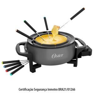 Panela de Fondue Elétrica Cinza - Oster
