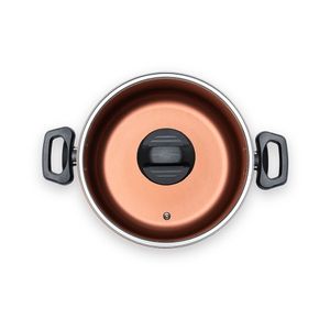 Caçarola Topázio 18cm Cinza Range - Brinox